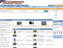 Tablet Screenshot of equipment.treetrader.com